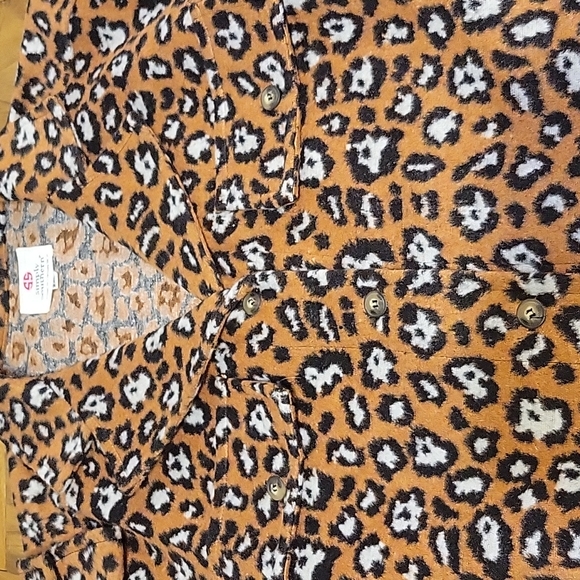 NWT Simply Southern 2xl leopard print shacket - Picture 7 of 9